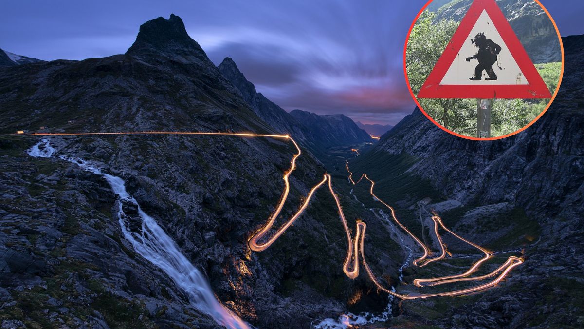 Droga Trolli w Norwegii.