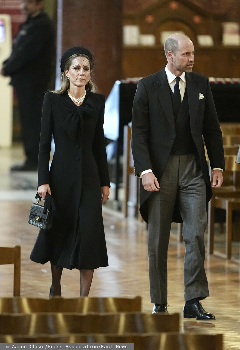 Księżna Kate i książę William na pogrzebie księżnej Kentu