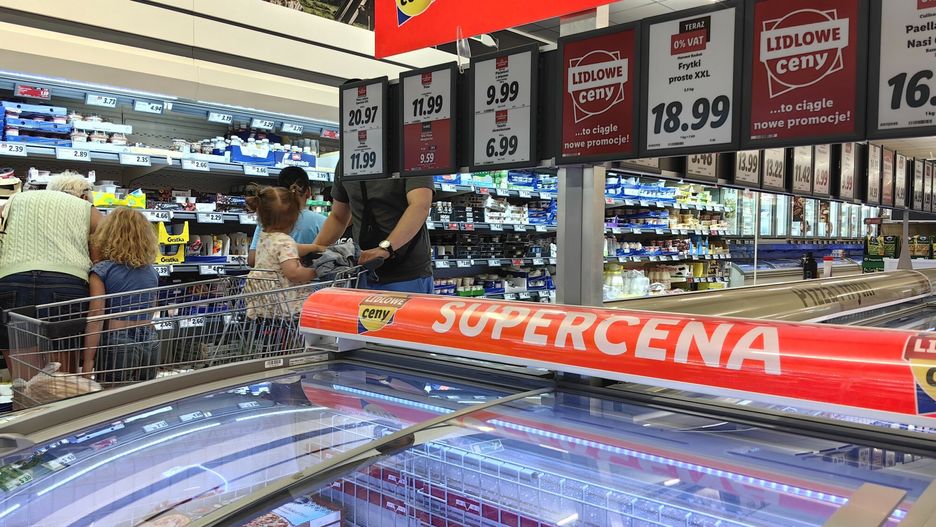 W polskim Lidlu jest prawie 70 proc. taniej niż w Czechach