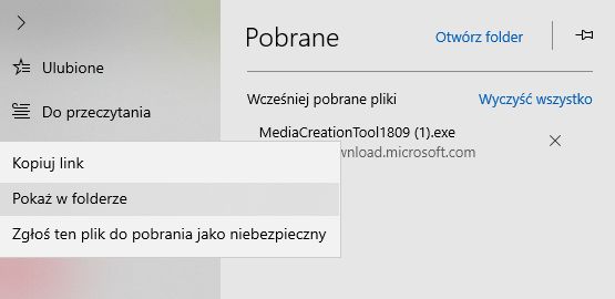 Drobiazg, który cieszy – nowe opcje w menu kontekstowym na liście pobranych plików.