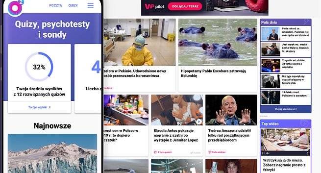o2.pl w nowej wersji: eksponowane Puls dnia, Cytat dnia i Dawka dobrego newsa