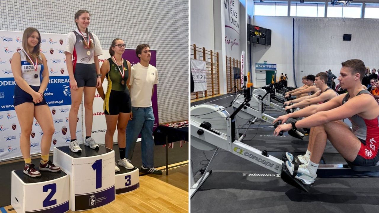 Członkowie Płockiego Towarzystwa Wioślarskiego zdobyli sześć medali na Mistrzostwach Mazowsza na ergometrze!