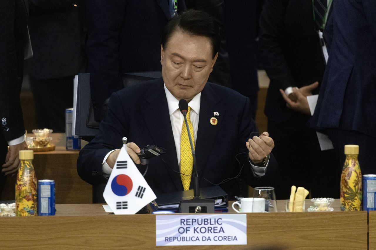 Martial law in South Korea. The president addressed the nation.