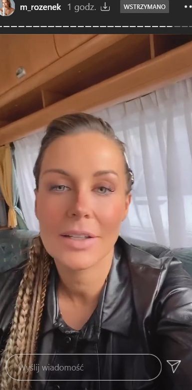 Małgorzata Rozenek na planie filmu Patryka Vegi