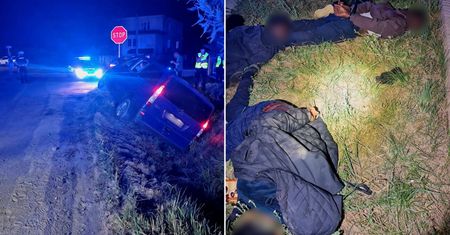 Uciekał przed policją na Podlasiu. W środku byli nielegalni migranci