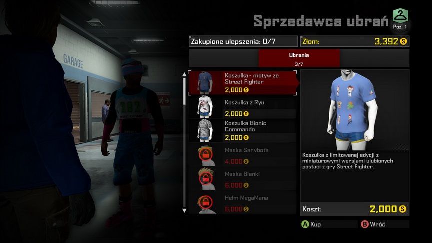 Dead Rising 4 - sprzedawca ubran