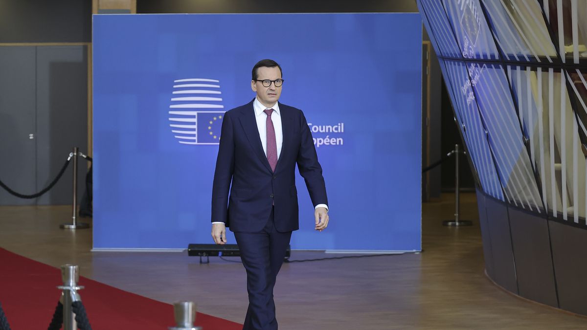 Na zdjęciu premier Mateusz Morawiecki w UE
