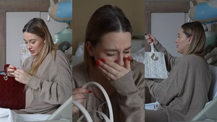 Andziaks dostała od Luki ZA PORÓD dwie torebki 