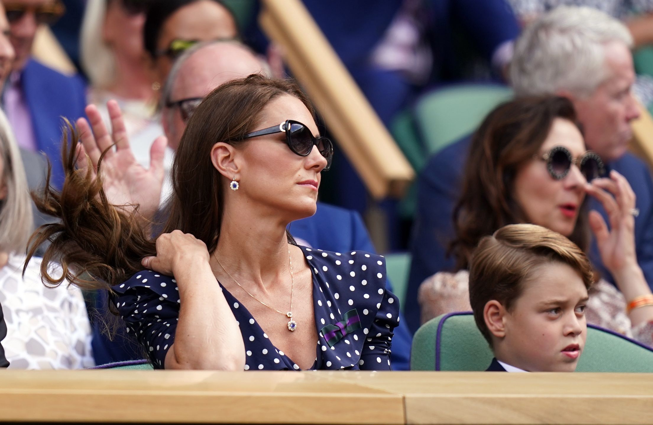 Miny księcia George'a na finale Wimbledonu