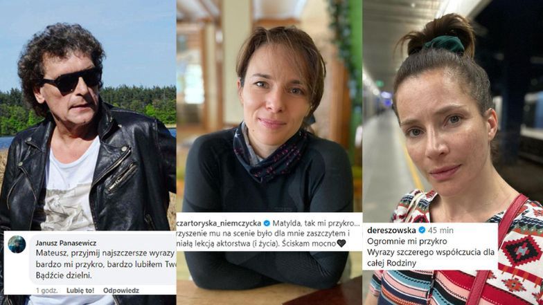 Gwiazdy żegnają Macieja Damięckiego: Anna Czartoryska, Janusz Panasewicz, Anna Dereszowska... (ZDJĘCIA)