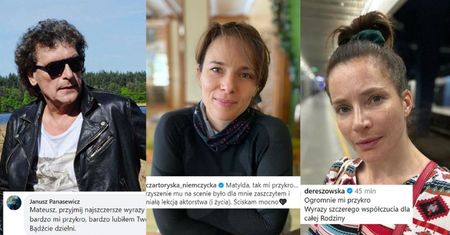 Gwiazdy żegnają Macieja Damięckiego: Anna Czartoryska, Janusz Panasewicz, Anna Dereszowska... (ZDJĘCIA)