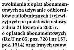 Dowiedz się, jak nie płacić abonamentu RTV