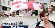 Wiec poparcia dla Gruzji w Warszawie