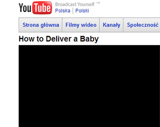 Odebrał poród dzięki YouTube