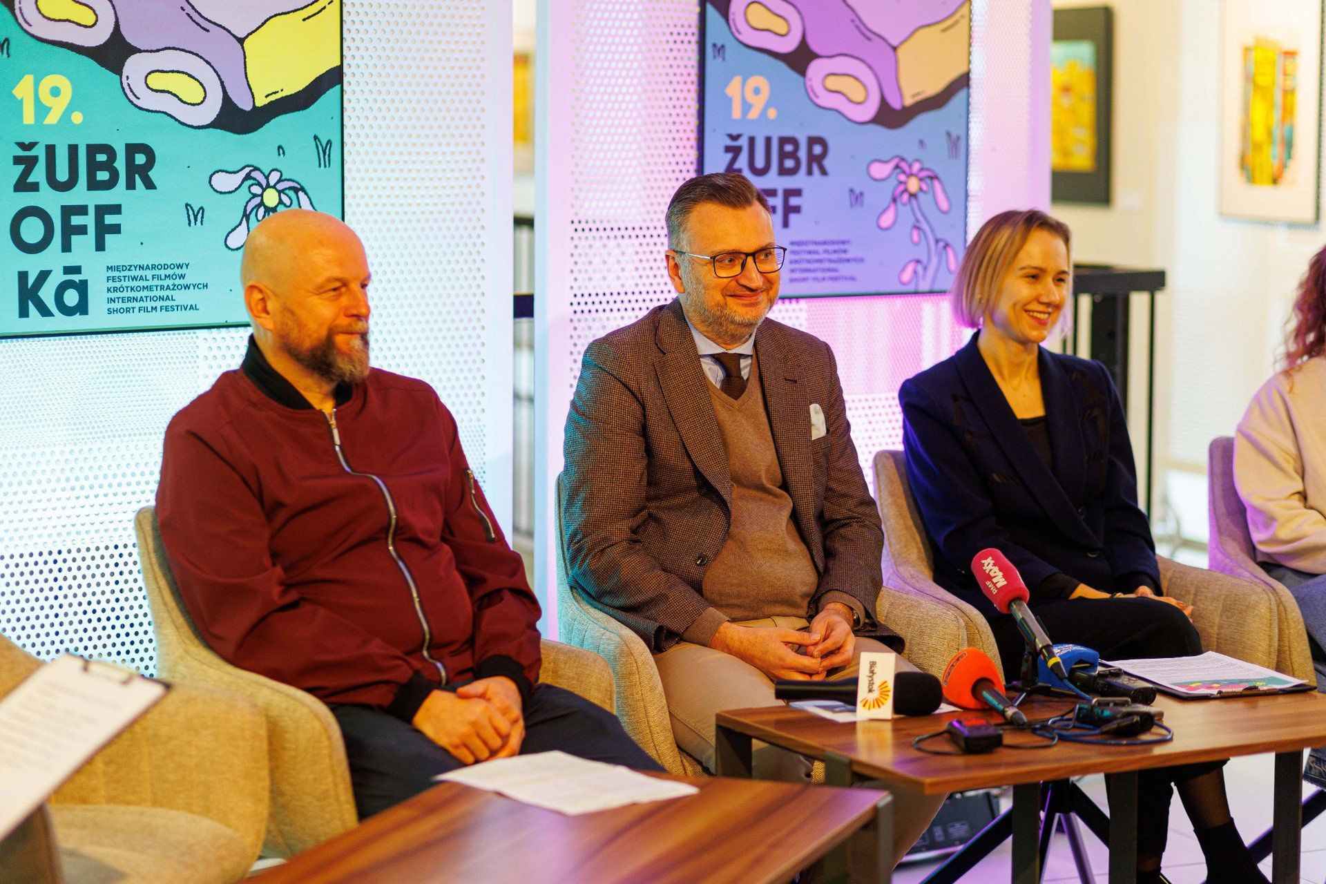 Konferencja prasowa zapowiadająca festiwal ŻUBROFFKA