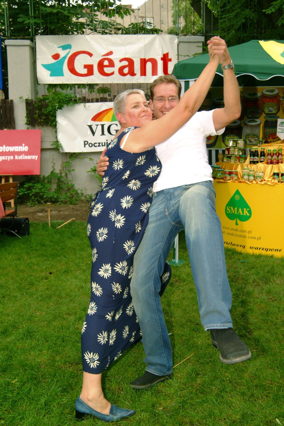 Dorota Wellman i Piotr Kraśko w 2002 r.