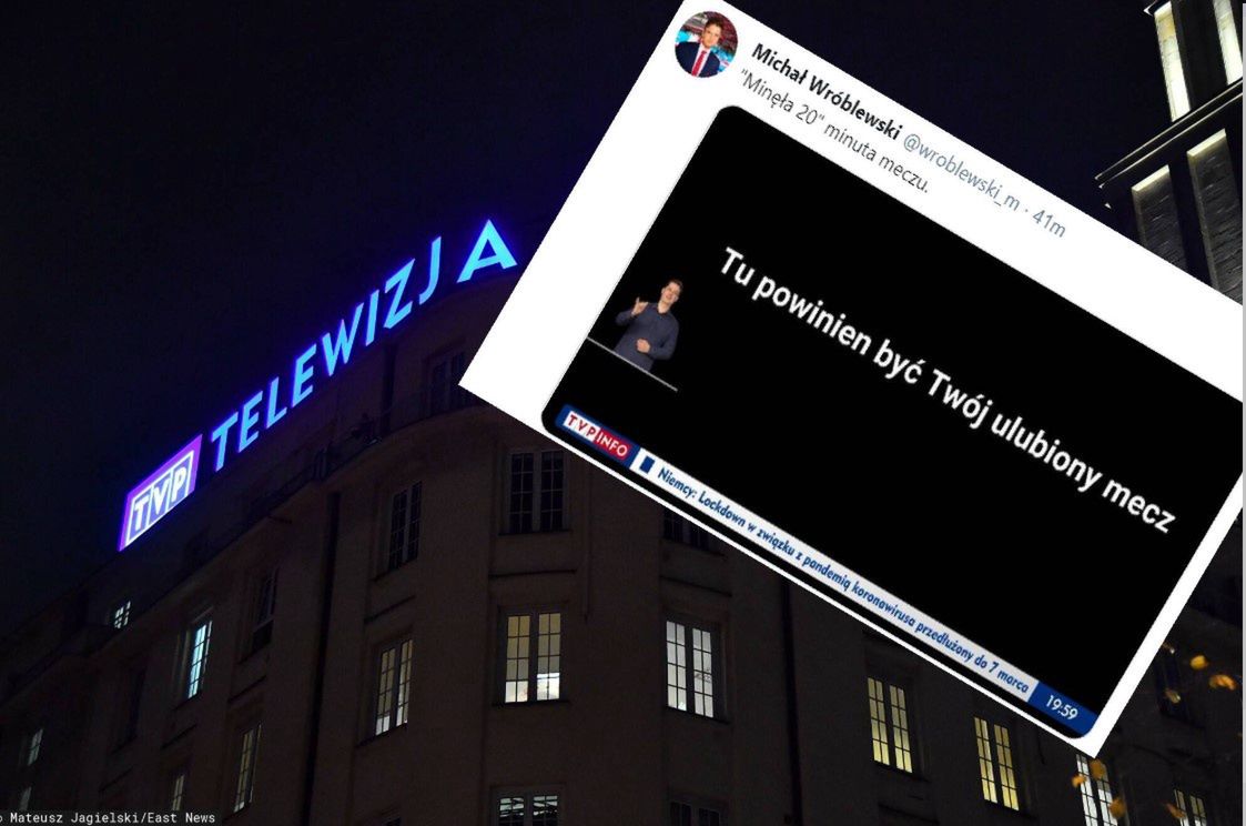 TVP: "Tu powinien być Twój ulubiony mecz". Akcja telewizji publicznej przed orędziem Grodzkiego