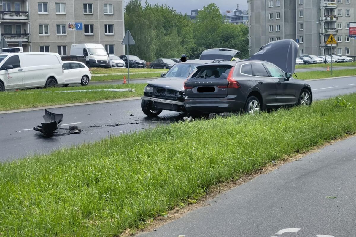 Wypadek na al. Kompozytorów Polskich w Lublinie