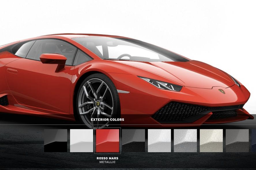 Konfigurator Lamborghini Huracán uruchomiony