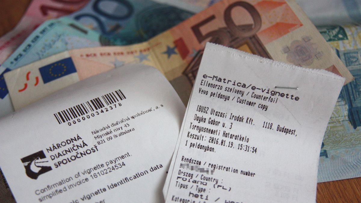 Winiety na zagraniczne autostrady