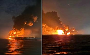 Eksplozje na Morzu Czarnym. Dwa tankowce z "floty cieni" Rosji w ogniu