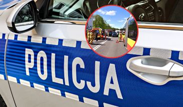 Roztrzaskany karawan w Warszawie. Są poszkodowani