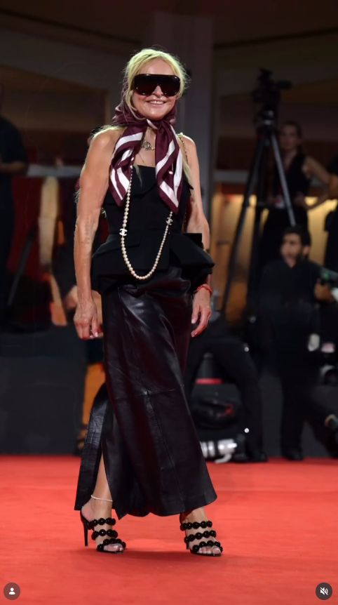 Monika Olejnik na festiwalu filmowym w Wenecji