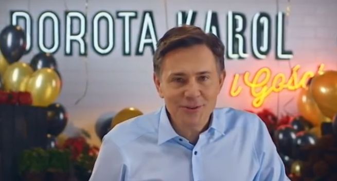 Krzysztof Ibisz z Dorotą Wellman i Karolem Okrasą w sylwestrowych reklamach Lidla (wideo)