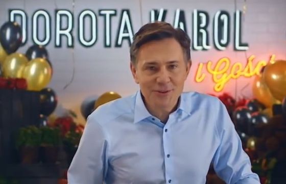 Krzysztof Ibisz z Dorotą Wellman i Karolem Okrasą w sylwestrowych reklamach Lidla (wideo)