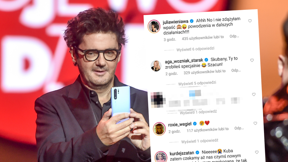 Kuba Wojewódzki wywołał burzę swoim wpisem o zakończeniu programu