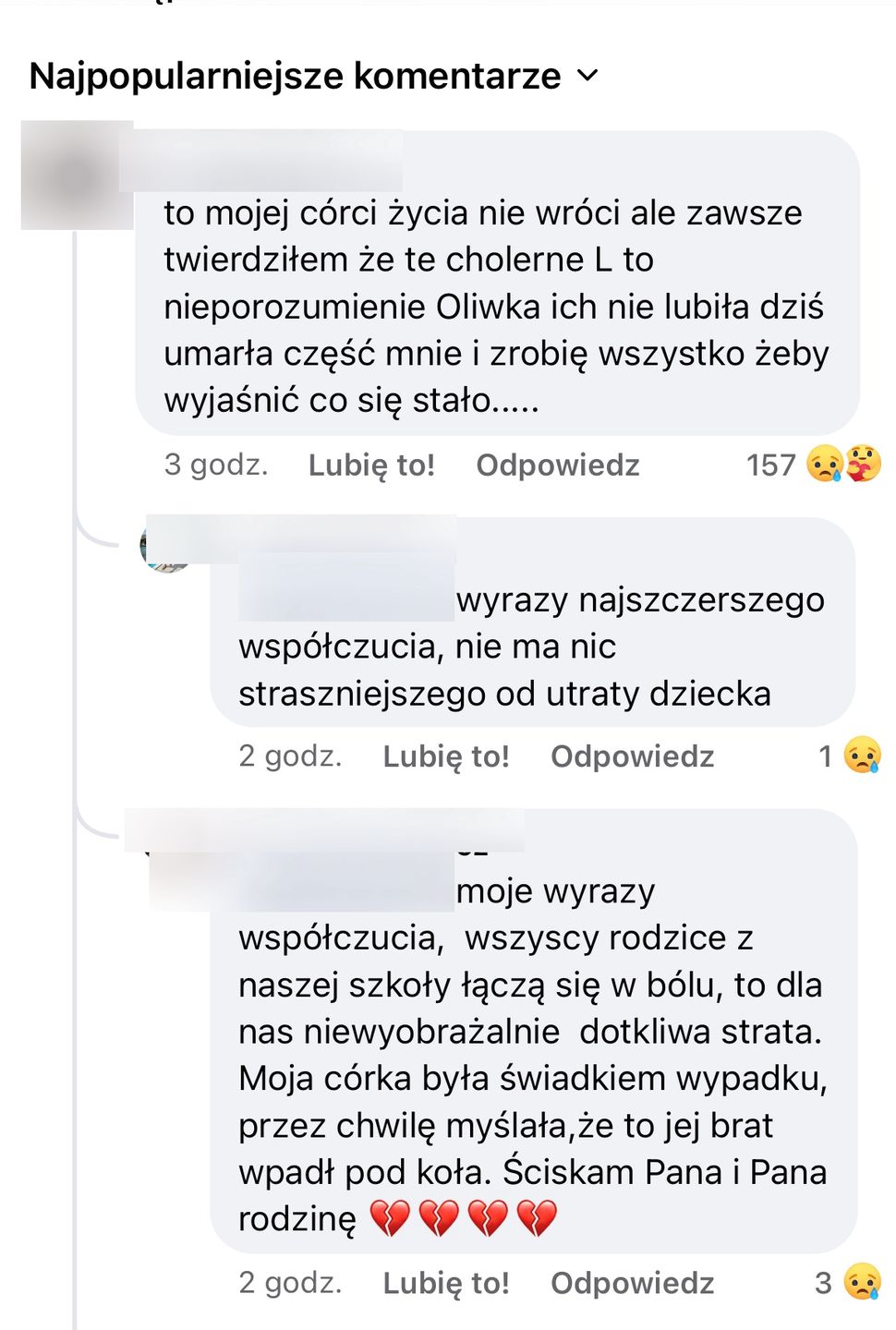 Internauci wspierają rodziców ofiary wypadku 