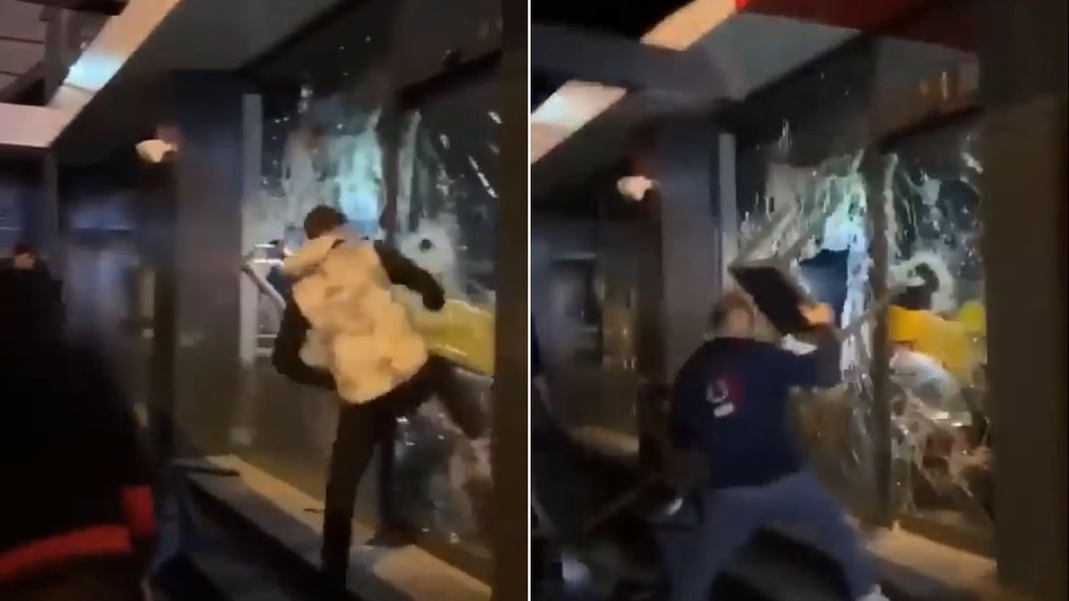 Palestyńczycy dewastują restaurację McDonald's