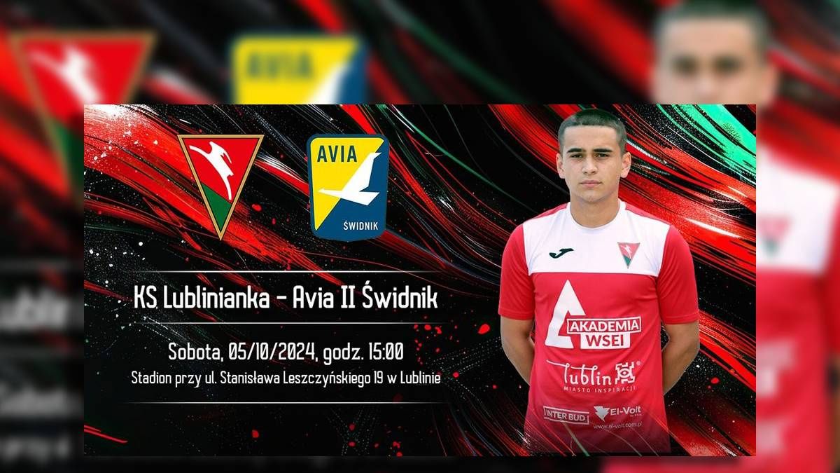 grafika KS Lublinianka vs Avia II Świdnik