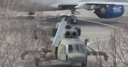 Rosjanie wysadzili własny helikopter. Zrobili to specjalnie