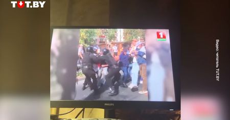 Atak hakerski na białoruską telewizję. Nexta zamiast propagandy pokazuje sceny przemocy