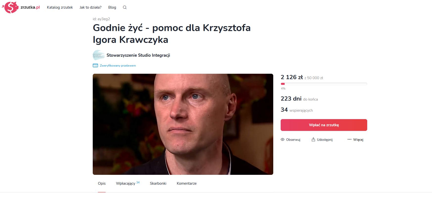 Ruszyła zbiórka na syna Krzysztofa Krawczyka