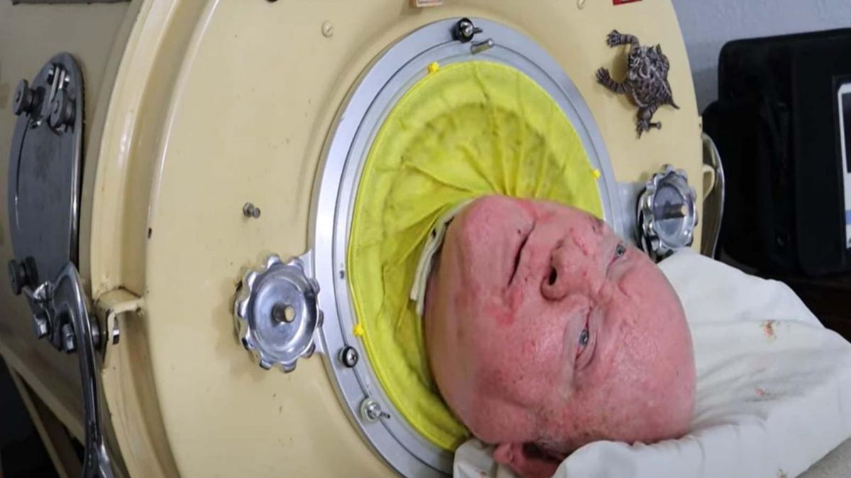 Wskutek polio został sparaliżowany od szyi w dół