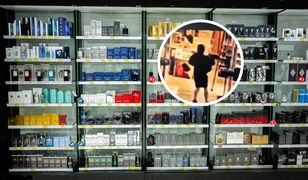 Rozpylili gaz w galerii i ukradli perfumy. Wszystko nagrał monitoring