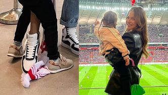 Anna Lewandowska kibicowała mężowi, DEPCZĄC szalik reprezentacji?! (FOTO)