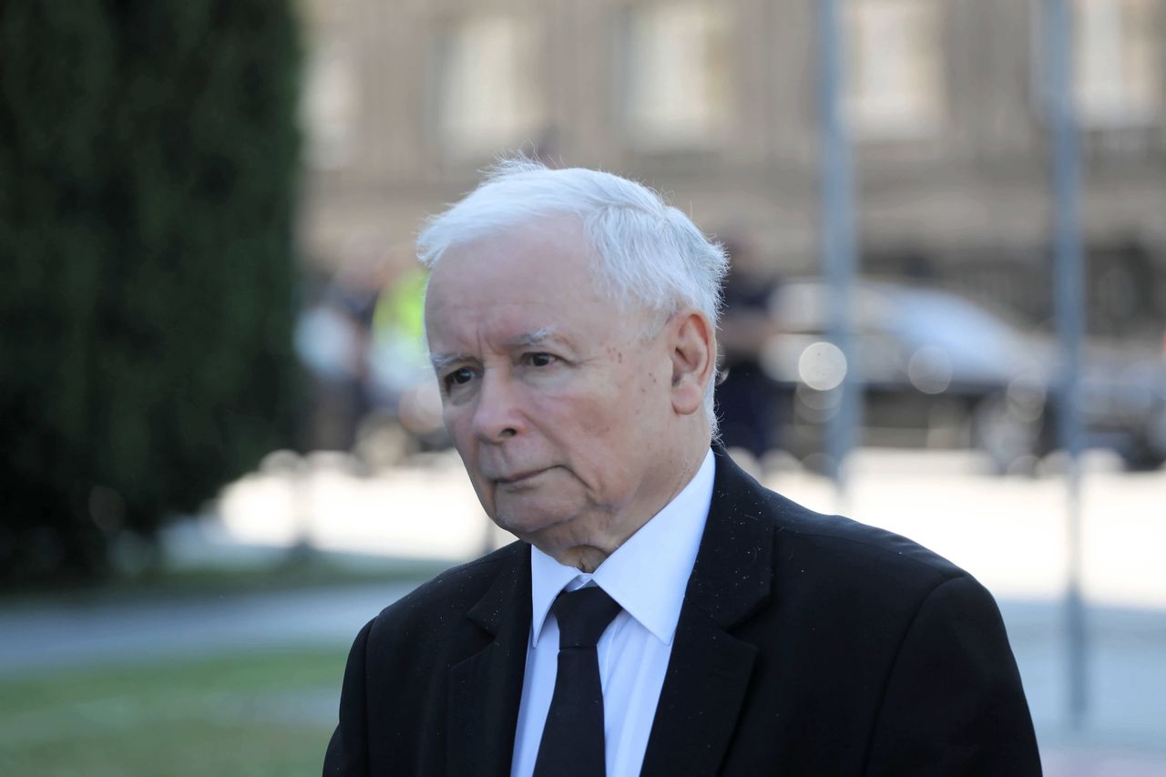 Prezes PiS Jarosław Kaczyński