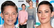 Zafoliowana Kate Hudson promuje 13-letniego syna