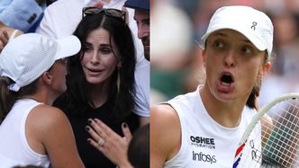 Iga Świątek nie wiedziała, że Courteney Cox ogląda jej mecz! "Dobrze, że nie napisała do mnie wcześniej. Potrafię się DENERWOWAĆ"