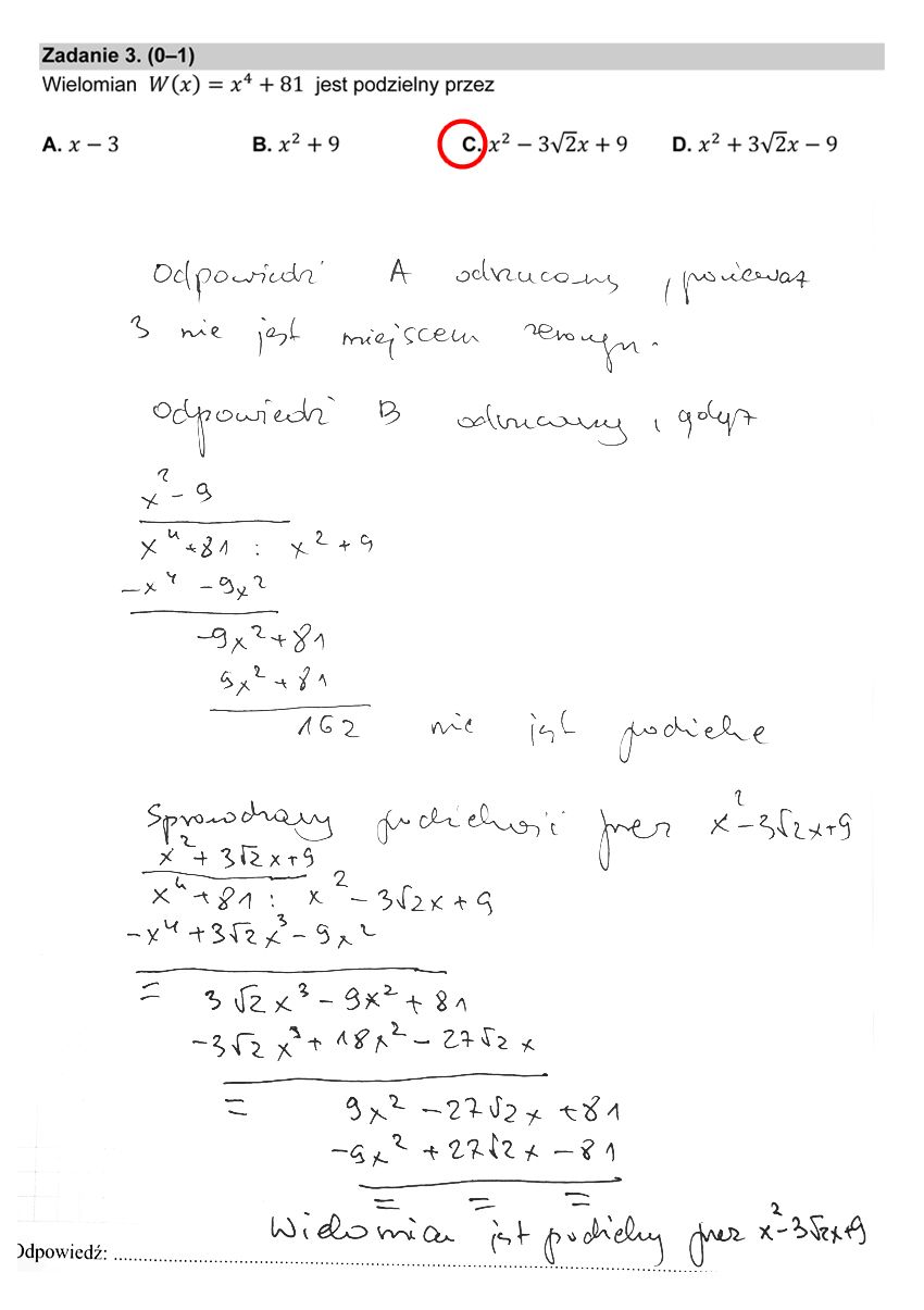 Matura 2021. Matematyka rozszerzona - arkusze i odpowiedzi.