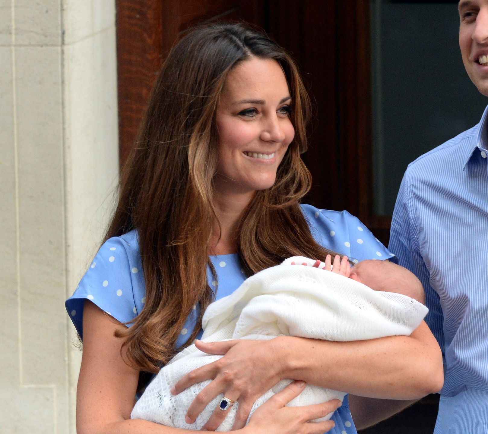 Księżna Kate i książę George