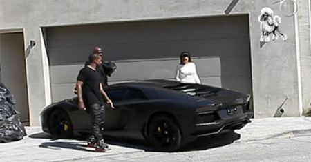 Kim i Kanye w nowym lamborghini!
