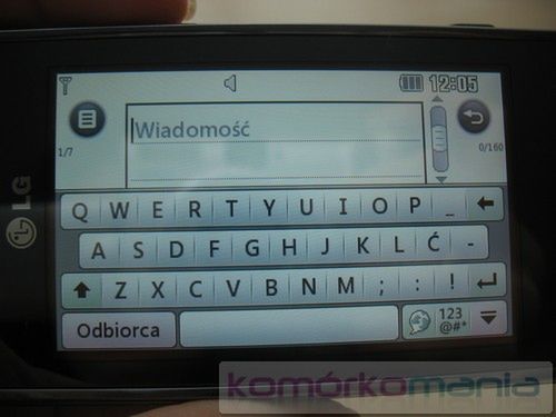 Cellna recenzja: LG Renoir KC910 4