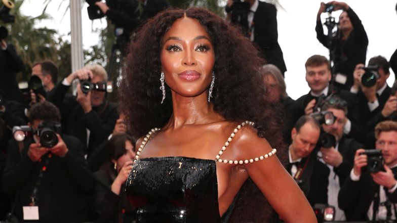 Naomi Campbell in a daring outfit in Cannes