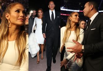 Jennifer Lopez zabrała chłopaka na walkę Mayweathera z McGregorem (ZDJĘCIA)