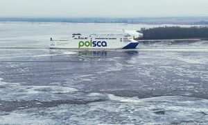 Lód utrudnia żeglugę na Bałtyku. Odwołane rejsy polskich promów