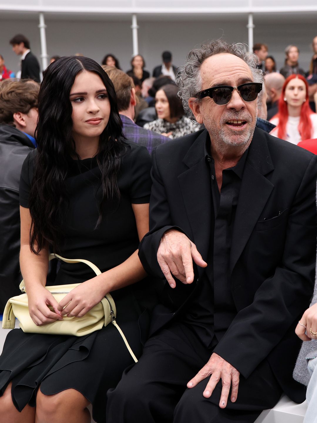 Tim Burton z córką Nell